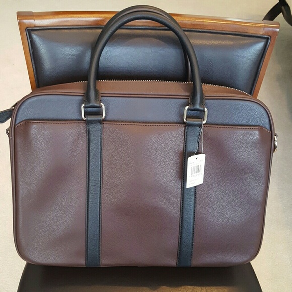 coach slim briefcase